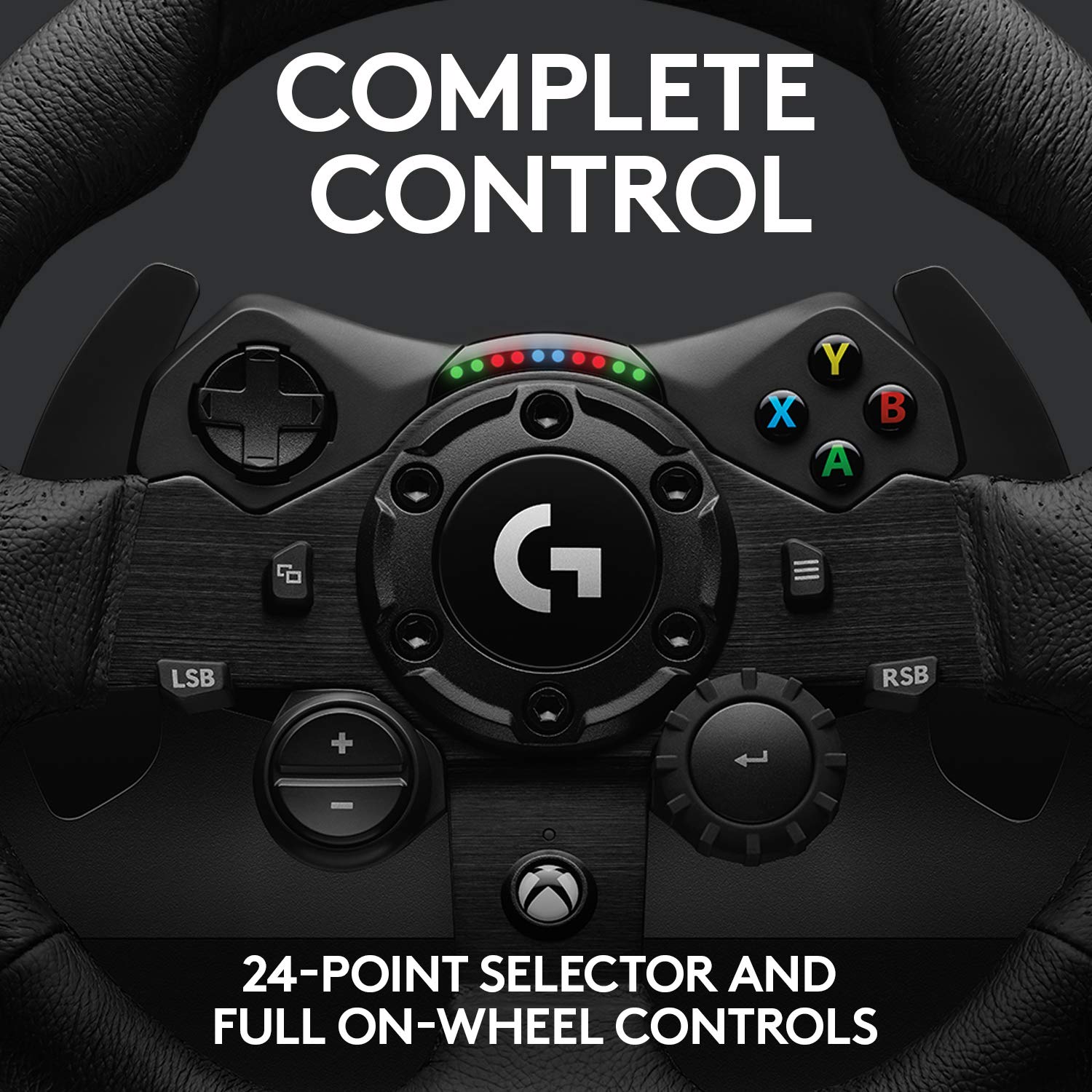 Logitech G923 Racing Wheel and Pedals For PC, Xbox X, Xbox One with Accessories