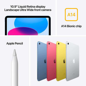 Apple 2022 10.9-inch iPad Wi-Fi, 256GB - Blue 10th Gen - Reconditioned