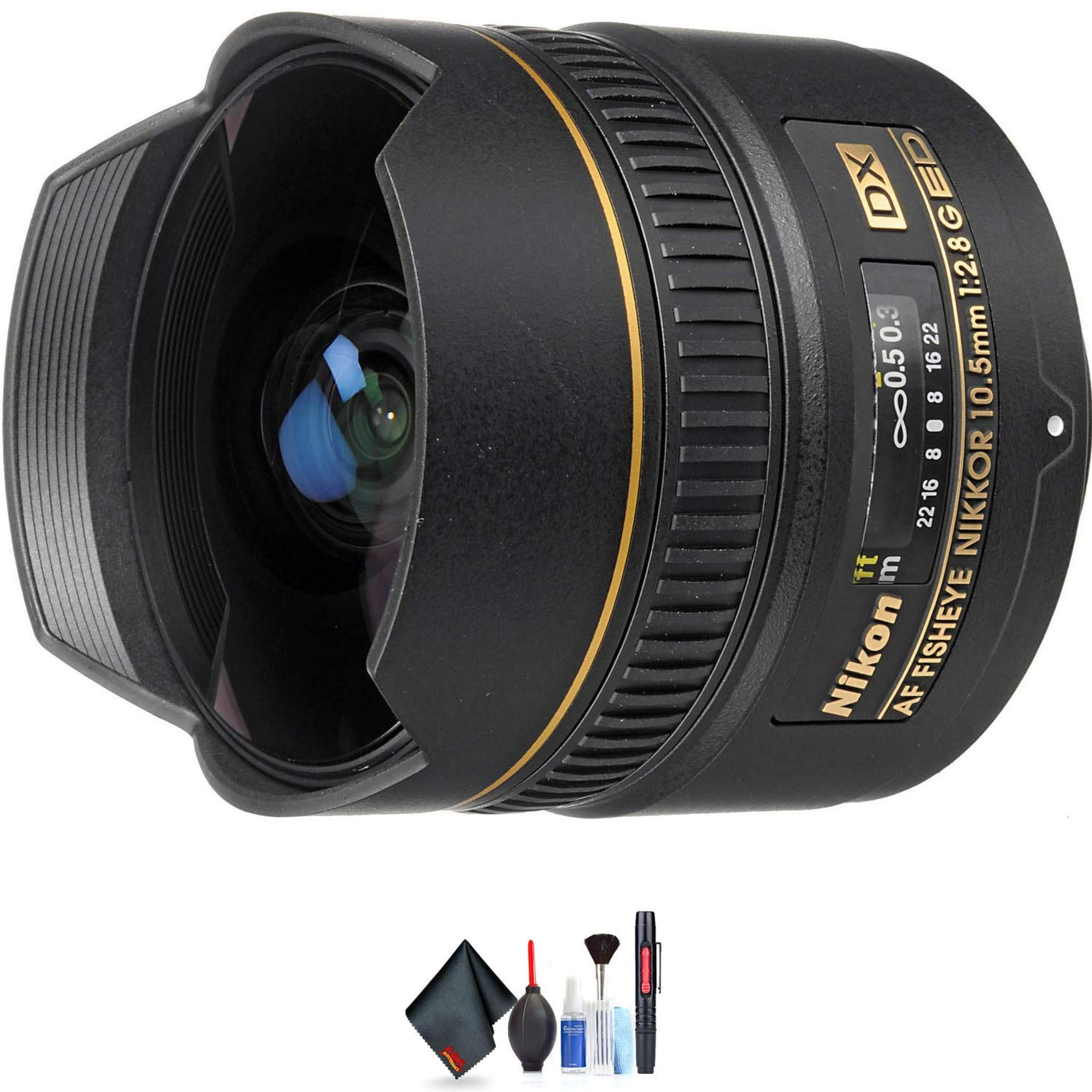 Nikon AF DX Fisheye-NIKKOR 10.5mm f/2.8G ED Lens Renewed - Reconditioned Nikon