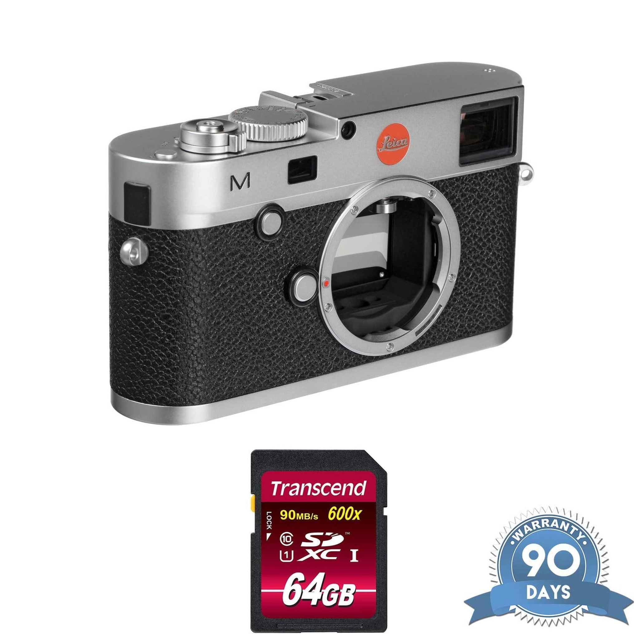 Leica M Typ 240 Digital Rangefinder Camera Silver with Memory Card - Renewed - Reconditioned Leica