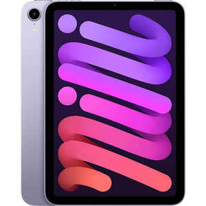 Apple iPad Mini 6 64GB, Wi-Fi, Purple Bundle with Zipper Sleeve