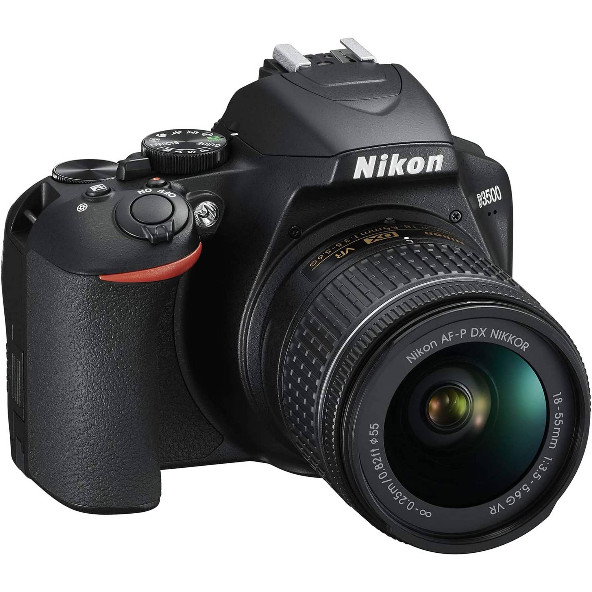 Nikon D3500 24.2MP DX-Format DSLR Digital Camera with 18-55mm Lens - Imported Nikon