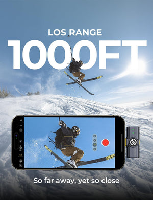 Hollyland Lark M2 Wireless Lavalier Microphone for iPhone/Android/Camera/PC/Laptop with Lightning/USB-C/Plug, 48KHz 24Bit, 1000ft Range, Noise Cancellation, 30H Battery for Video Recording, Streaming