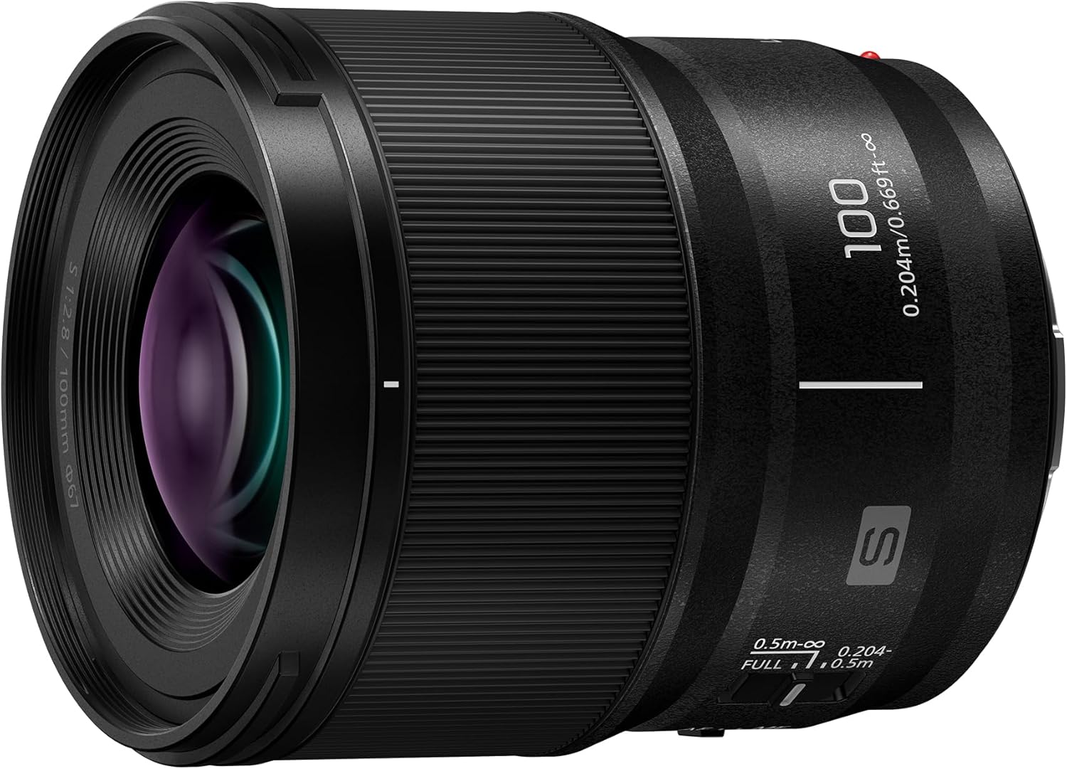 Panasonic LUMIX Full Frame Camera Lens, S 100mm F2.8 Macro - S-E100