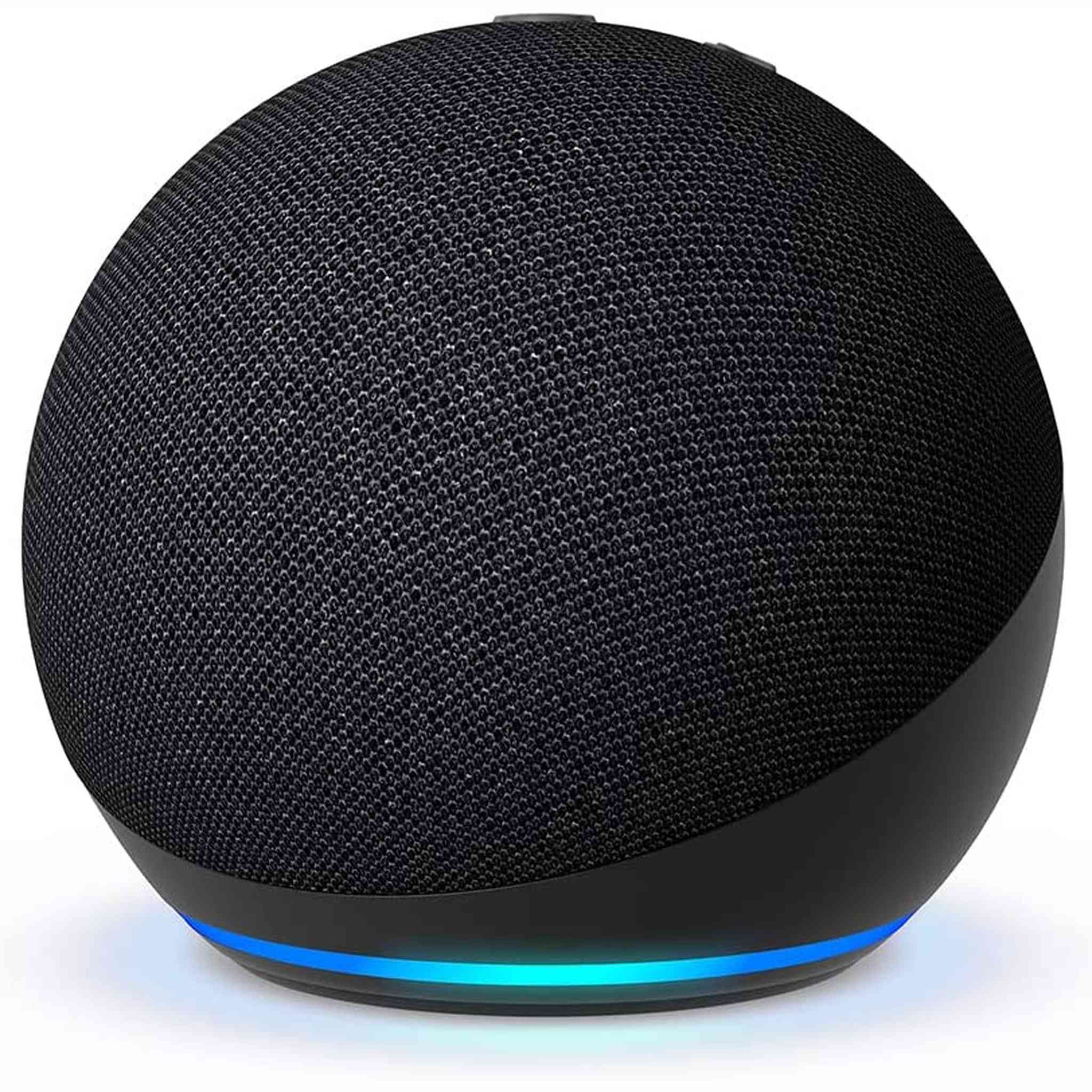5-Pack Amazon Echo Dot 5th Gen, 2022 Release Charcoal with accessories