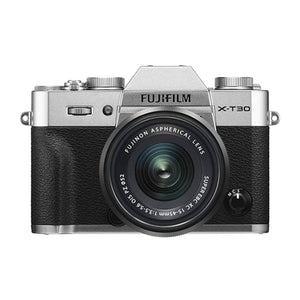 Fujifilm X-T30 Mirrorless Digital Camera w/XC15-45mm Kit - Silver