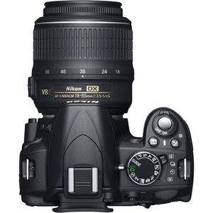 Nikon D3100 14.2MP Digital Camera + AF-S DX 18-55mm f/3.5-5.6 VR Lens - Black - Like New Nikon
