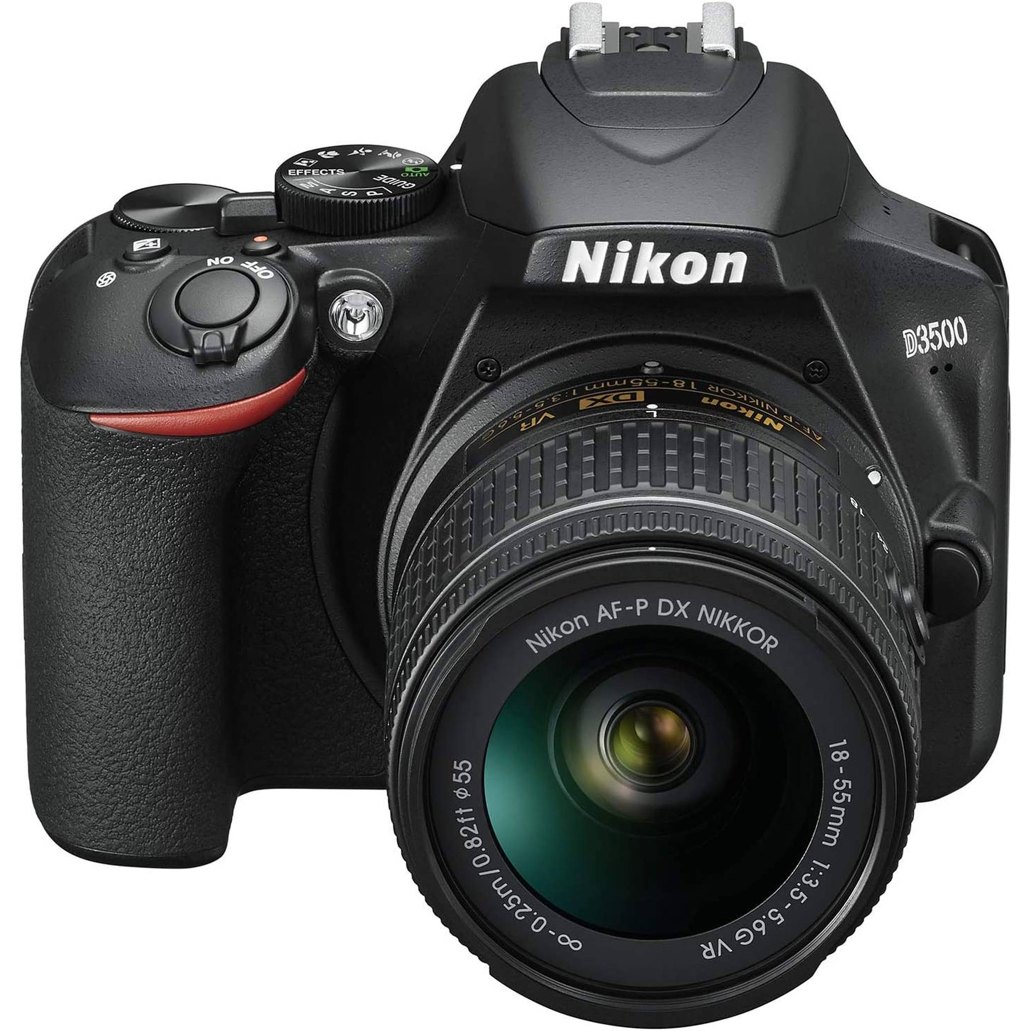 Nikon D3500 24.2MP DX-Format DSLR Digital Camera with 18-55mm Lens - Imported Nikon