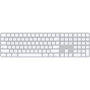 Apple Magic Keyboard with Touch ID and Numeric Keypad: Wireless, Bluetooth, Rechargeable. Works with Mac Computers with Apple Silicon; US English - White Keys