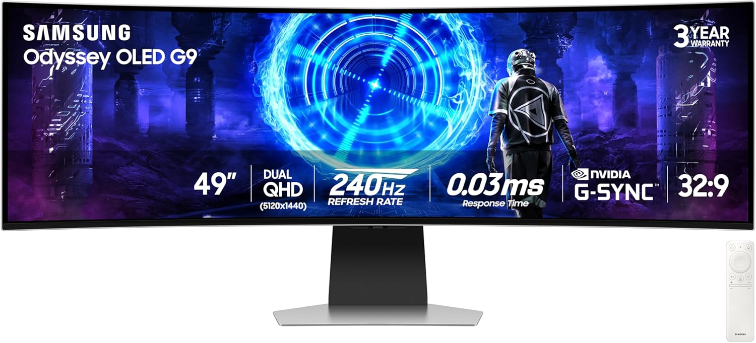 Samsung S34C654TAN 34in Curved 21:9 Fully Adj Mntr Stand Usb Hub Speaker Freesync 3yr