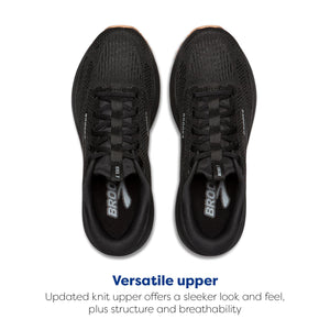 Brooks Women’s Revel 7 Neutral Running Shoe - Black/Black - 10 Medium