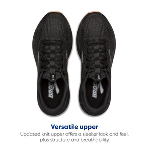 Brooks Women’s Revel 7 Neutral Running Shoe - Black/Black - 7 Medium