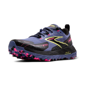 Brooks Women’s Cascadia 18 GTX Waterproof Mountain Trail Running Shoe - Grey Blue/Black/Pink - 6.5 Medium
