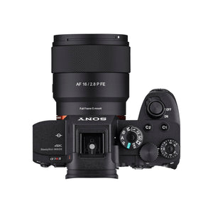 Samyang Prima 16mm F2.8 AF Wide Angle Compact Full Frame Lens Lens for Sony FE Mount