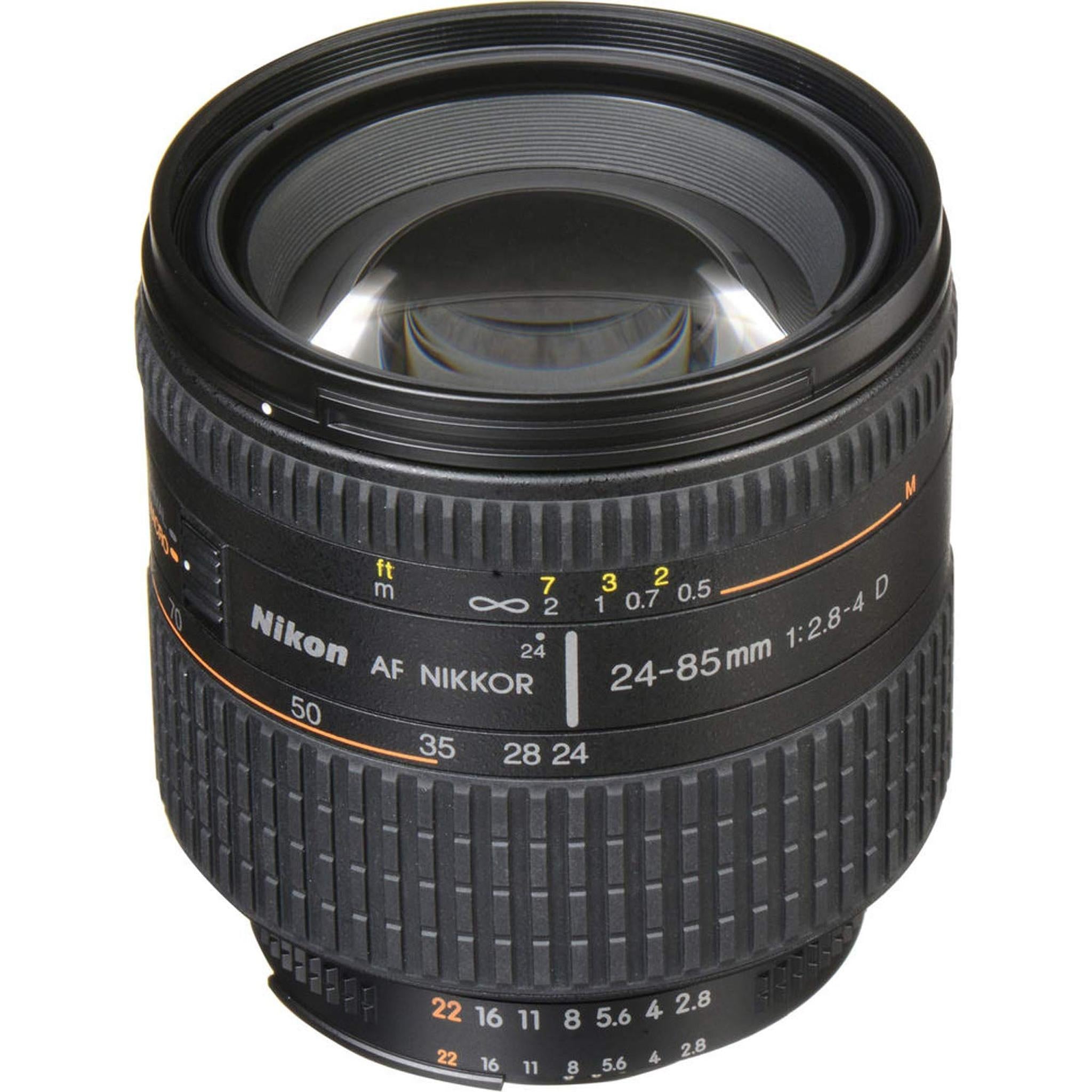 Nikon AF Zoom-NIKKOR 24-85mm f/2.8-4D IF Lens with Pro Filter Certified Refurbished - Reconditioned Nikon