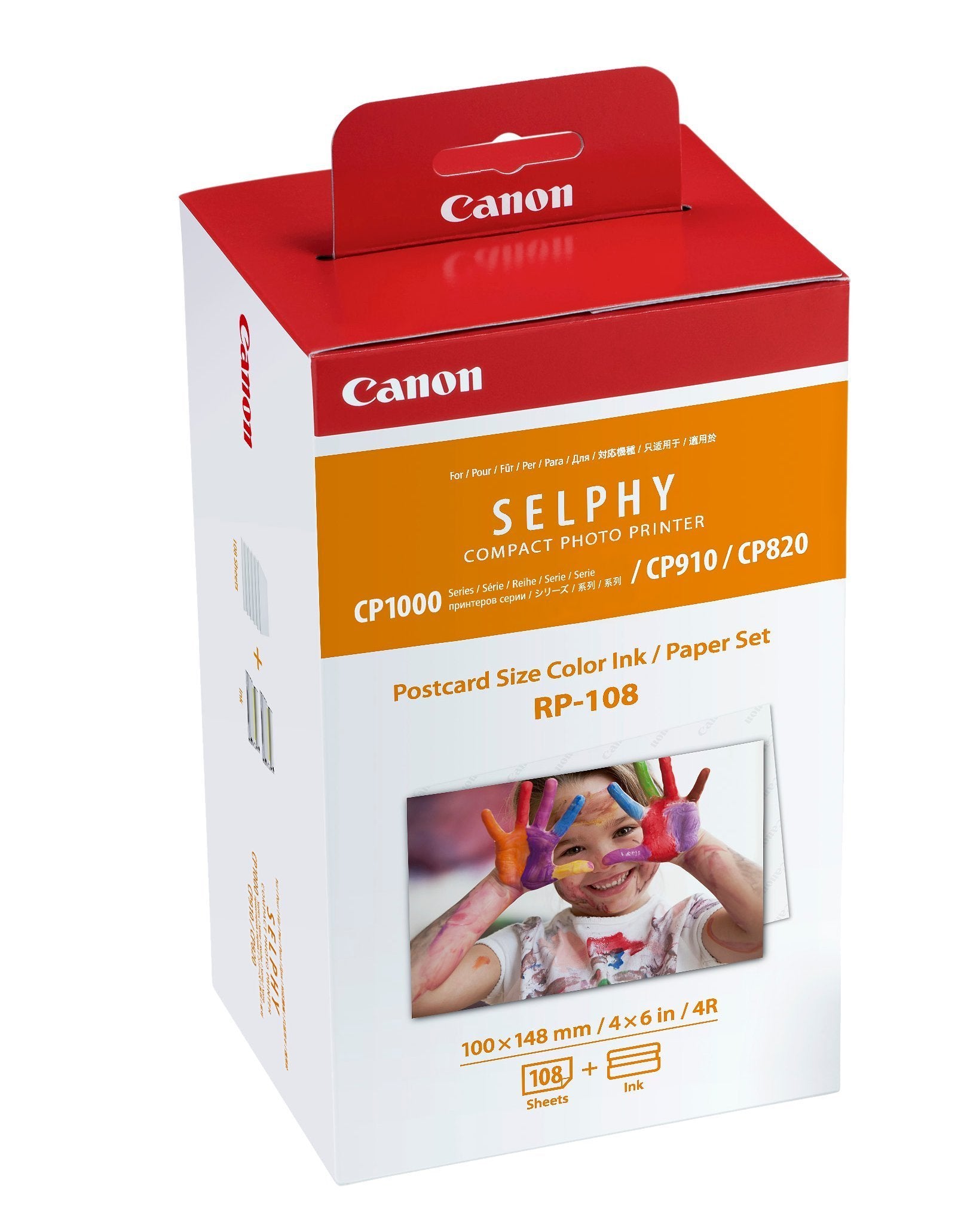 Canon RP-108 High-Capacity Color Ink/Paper Set for SELPHY CP910 Printer