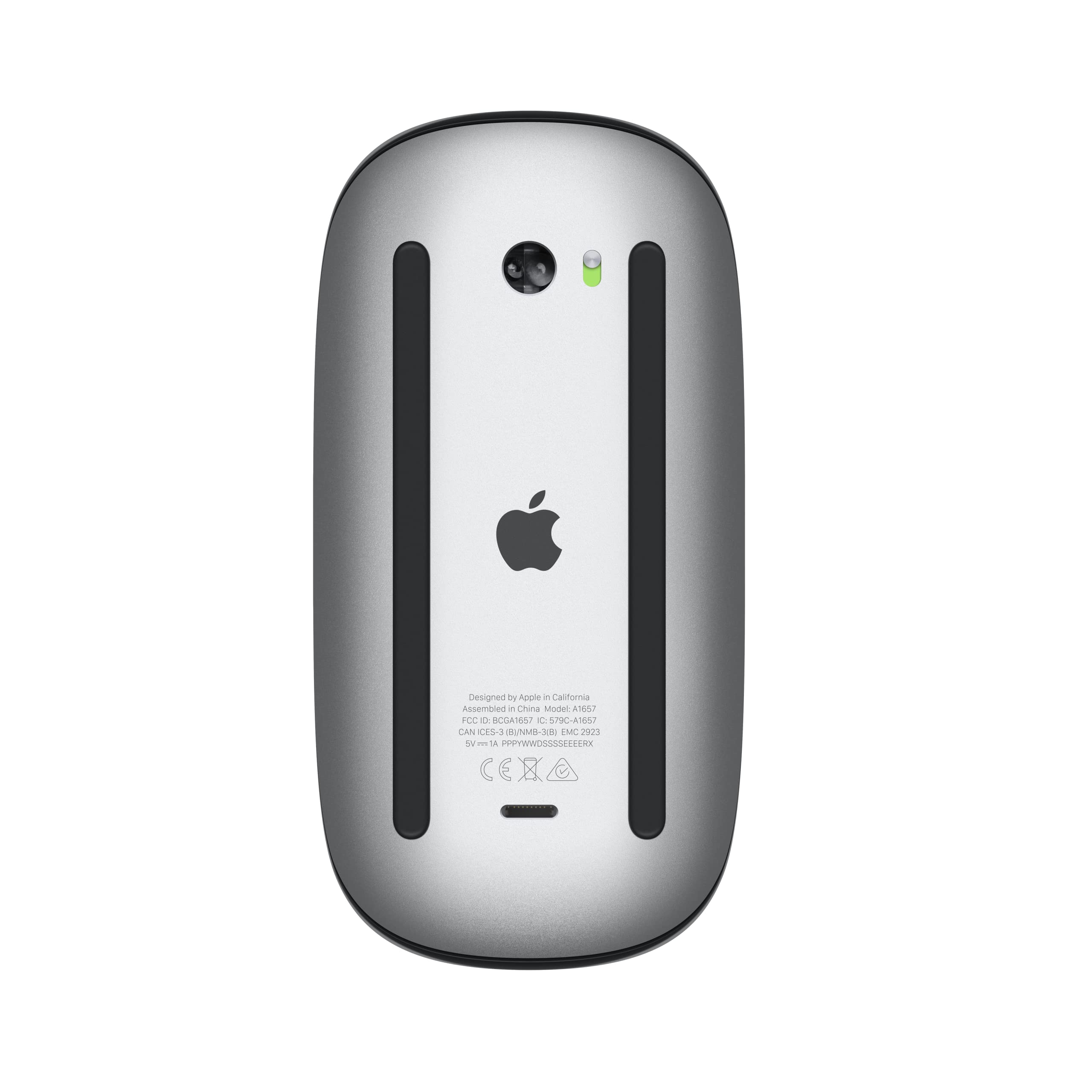 Apple Magic Mouse: Wireless, Bluetooth, Rechargeable. Works with Mac or iPad; Black, Multi-Touch Surface