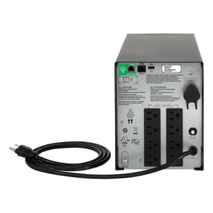 APC 1500VA Smart UPS with SmartConnect, SMC1500C Sinewave UPS Battery Backup, AVR, 120V, Line Interactive Uninterruptible Power Supply APC