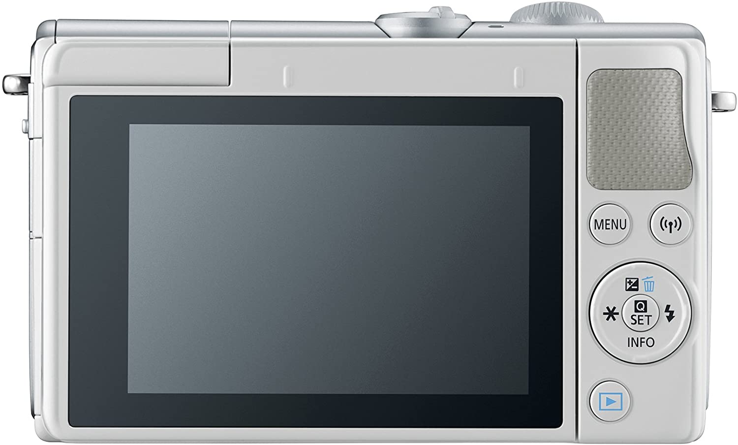 Canon EOS M100 Mirrorless Digital Camera - White with 15-45mm Lens International Model