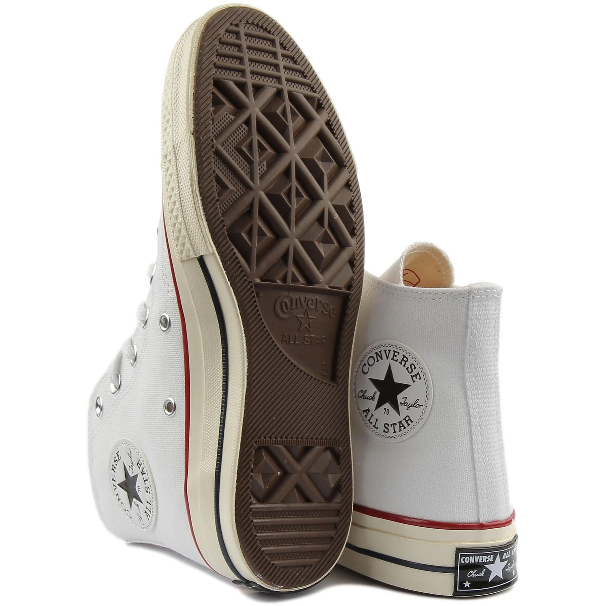 Converse Unisex high top Sneaker, White Garnet Egret, 6 US Men