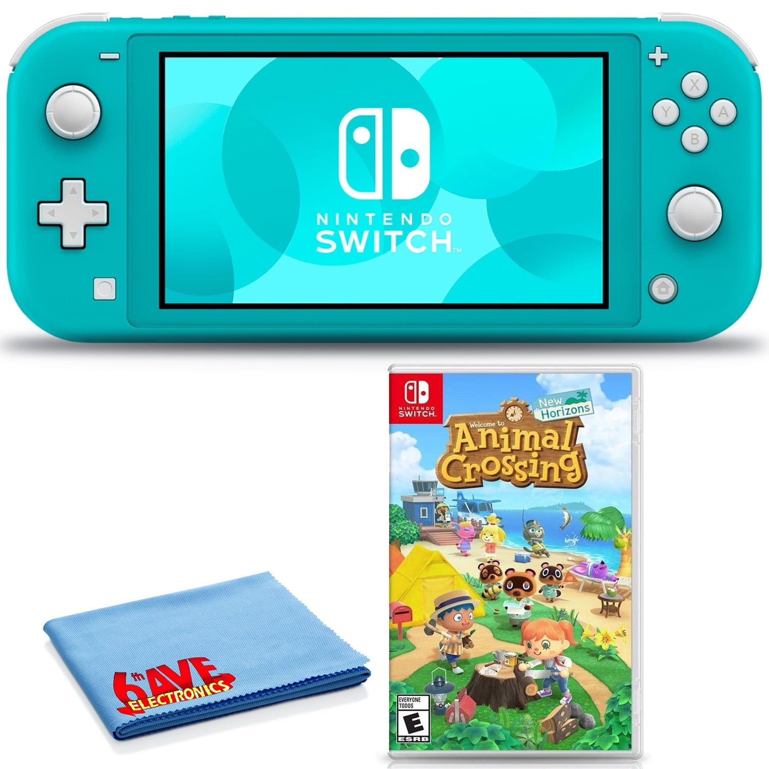 Nintendo Switch Lite 32GB Handheld Gaming Console with Animal Crossing