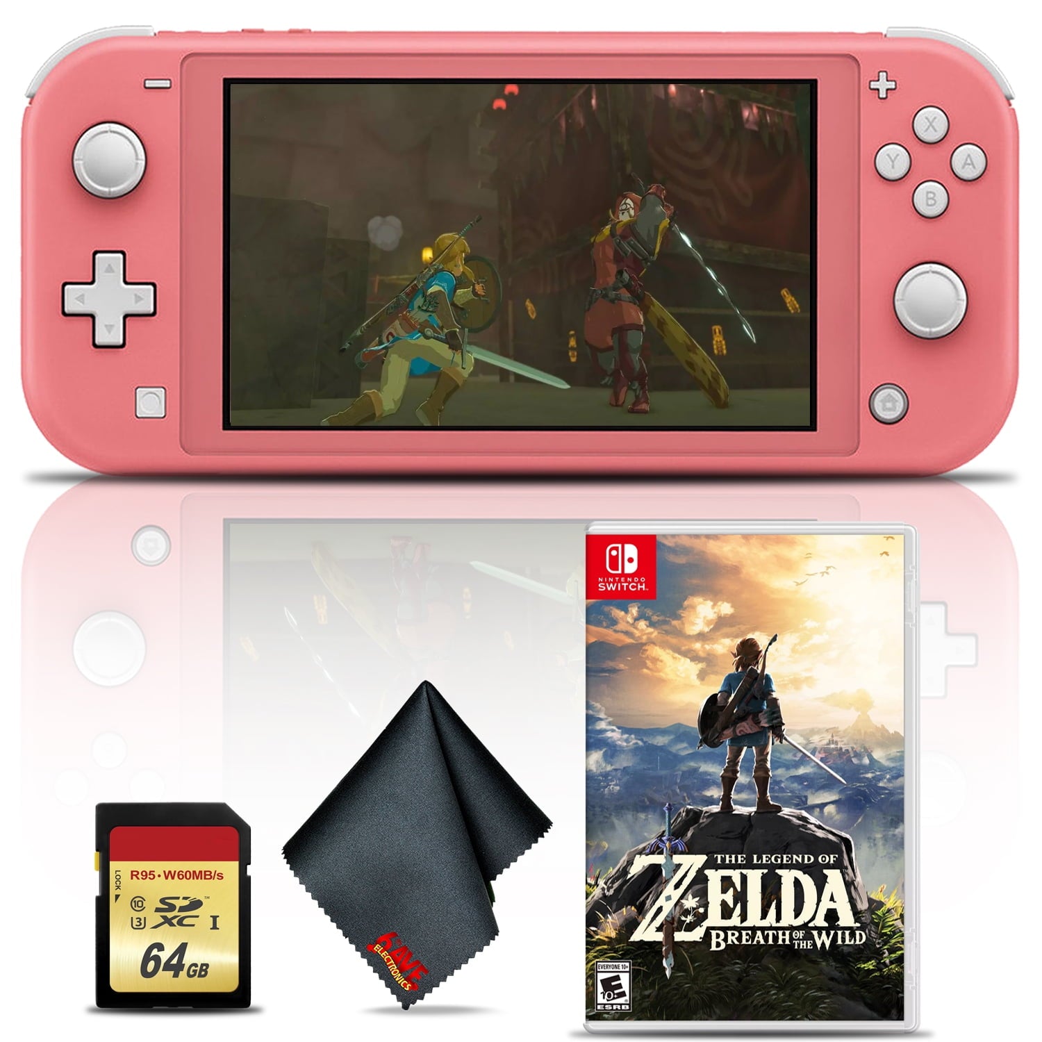 Nintendo Switch Lite Bundle with Zelda: Breath of the Wild and 64GB Memory