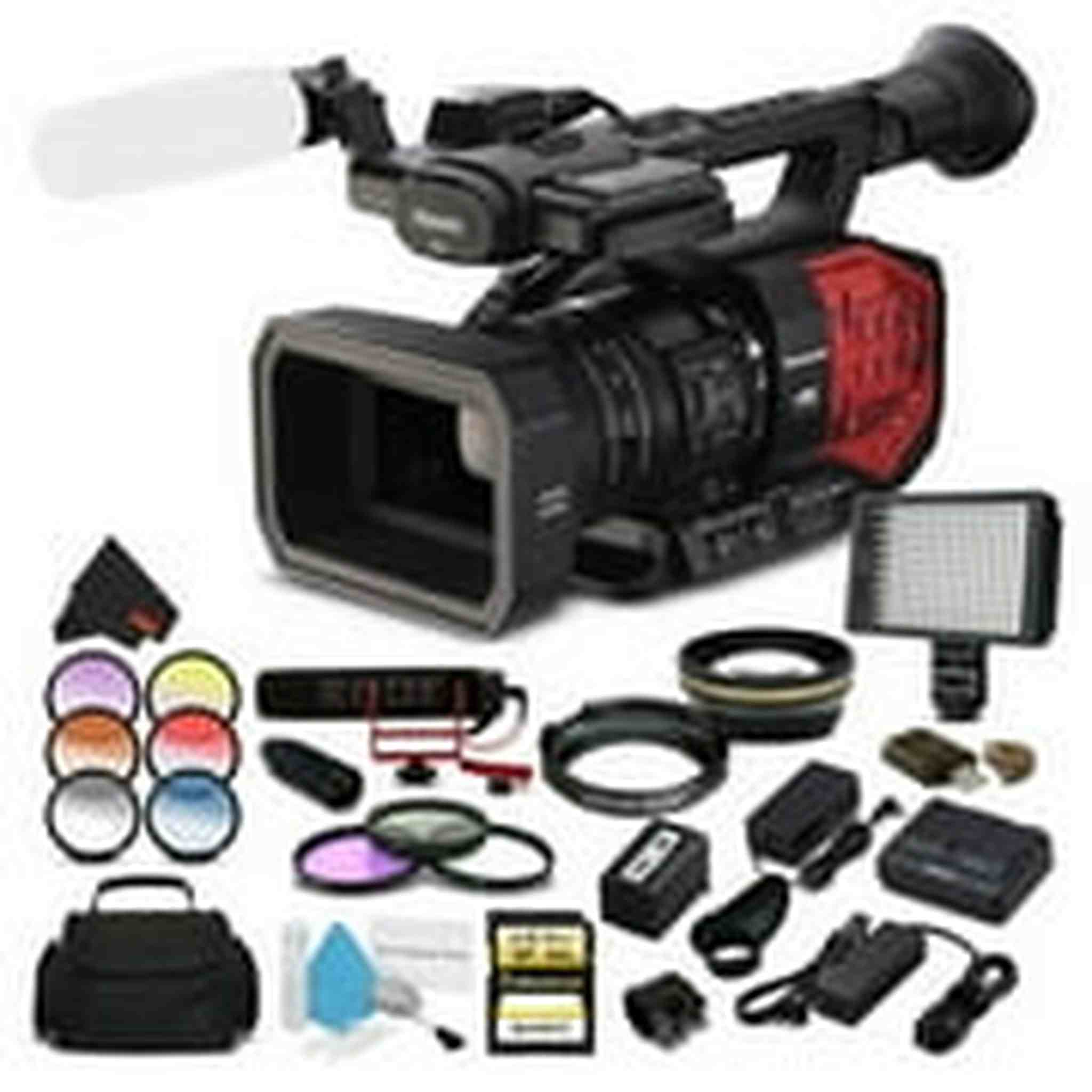 Panasonic AG-DVX200 Camcorder , 64GB Card + Warranty + Light + Rode Mic + More Panasonic