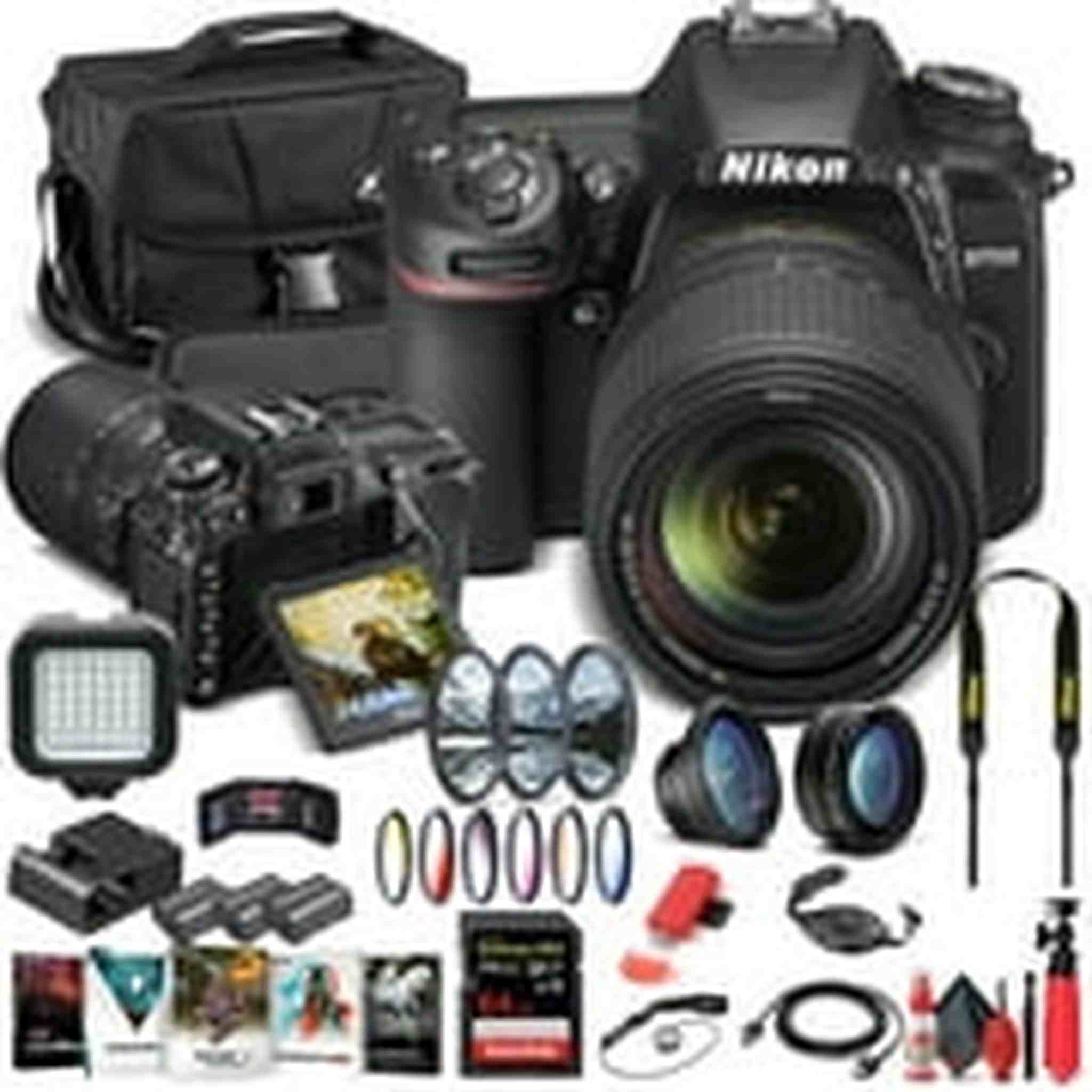 Nikon D7500 DSLR Camera W/ 18-140mm Lens 1582 - Advanced Bundle - Reconditioned Nikon