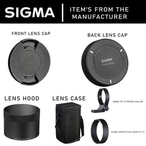 Sigma 150-600mm f/5-6.3 DG OS HSM Contemporary Lens for Nikon F + Accessories