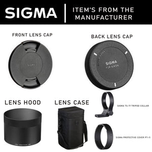 Sigma 150-600mm f/5-6.3 DG OS HSM Contemporary Lens for Nikon F + Accessories