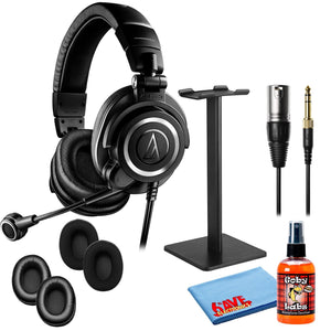 Audio-Technica ATH-M50xSTS StreamSet Headset with Accessories Audio-Technica