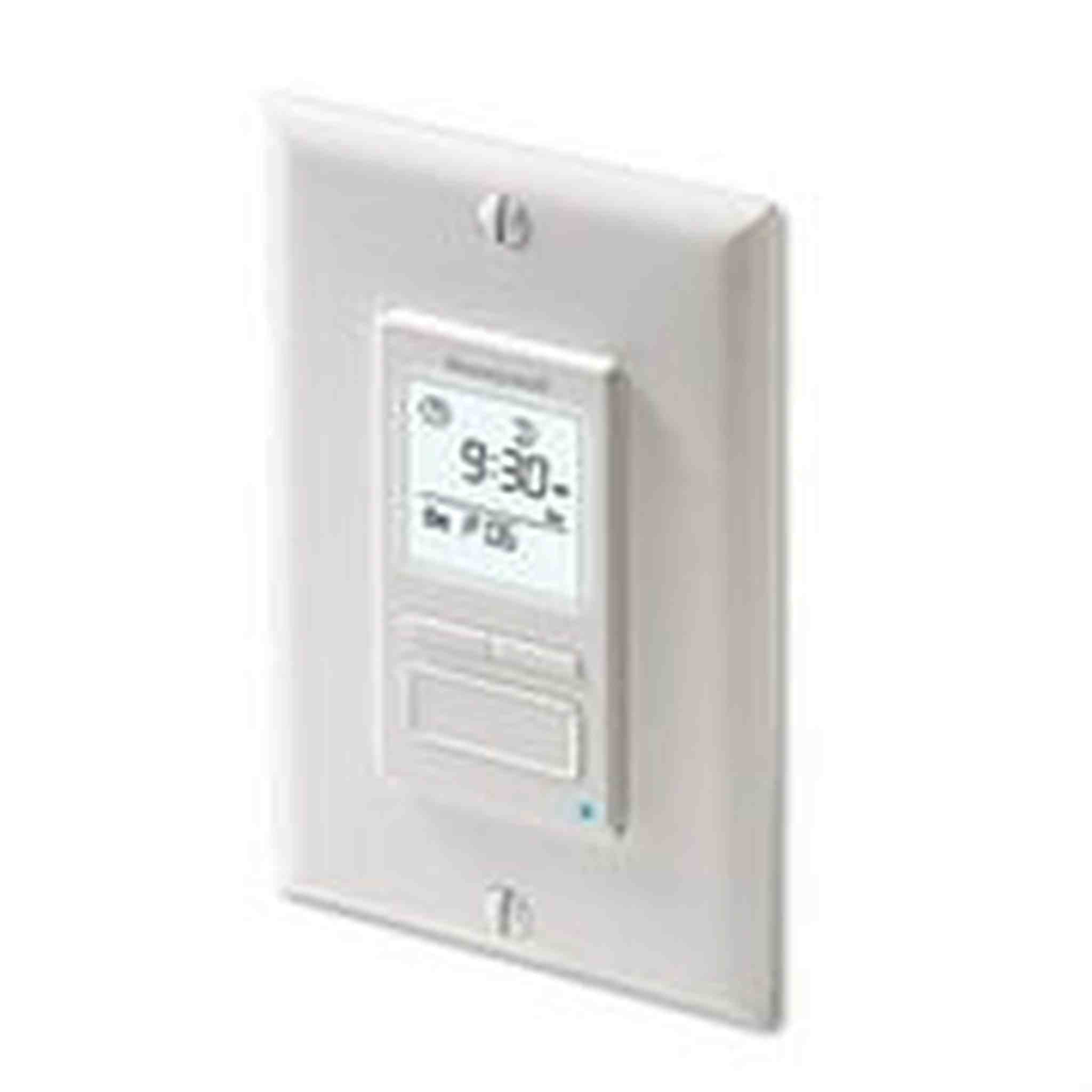 Honeywell Home RPLS740B1008 Econoswitch 7-Day Programmable Light Switch Timer, White