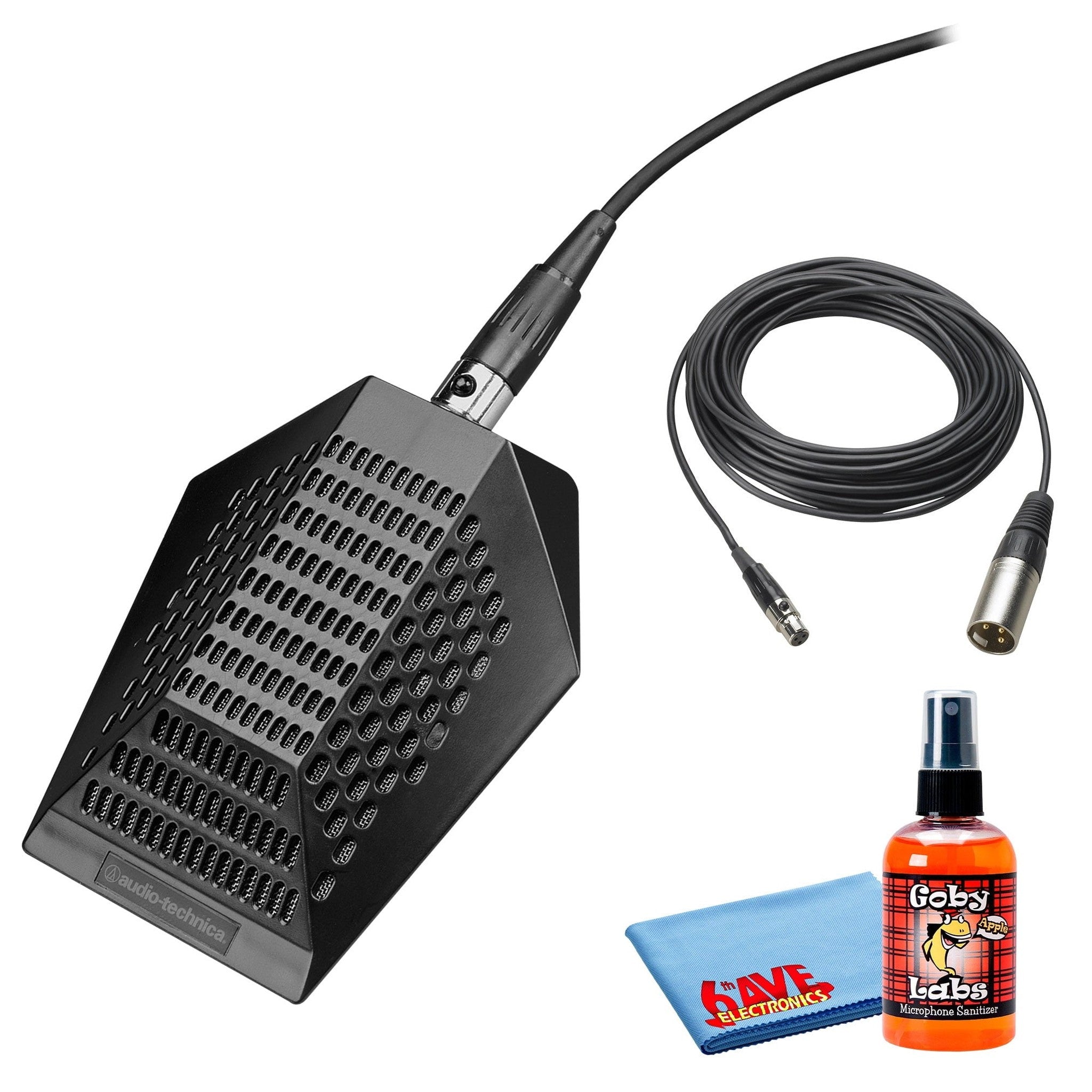 Audio-Technica PRO 44 Cardioid Condenser Boundary Microphone with Cleaner