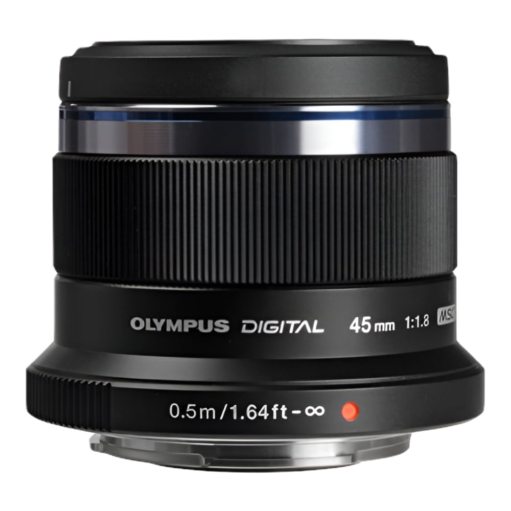 Olympus M.Zuiko Digital 45mm F1.8 Lens, for Micro Four Thirds Cameras (Black)