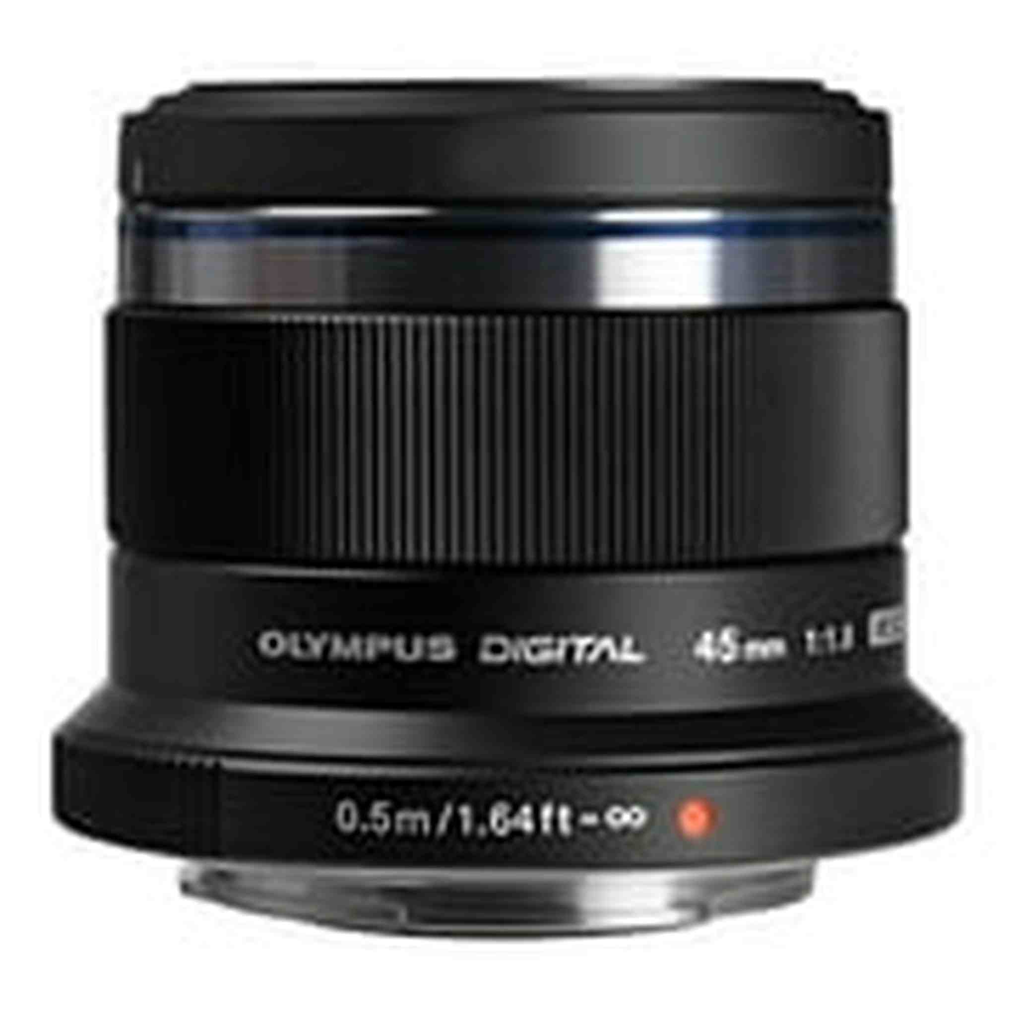 Olympus M.Zuiko Digital 45mm F1.8 Lens, for Micro Four Thirds Cameras Black