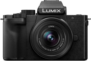 Panasonic LUMIX G100 4k Mirrorless Camera for Photo and Video w/12-32mm Lens, 5-Axis Hybrid I.S, DC-G100KK Black