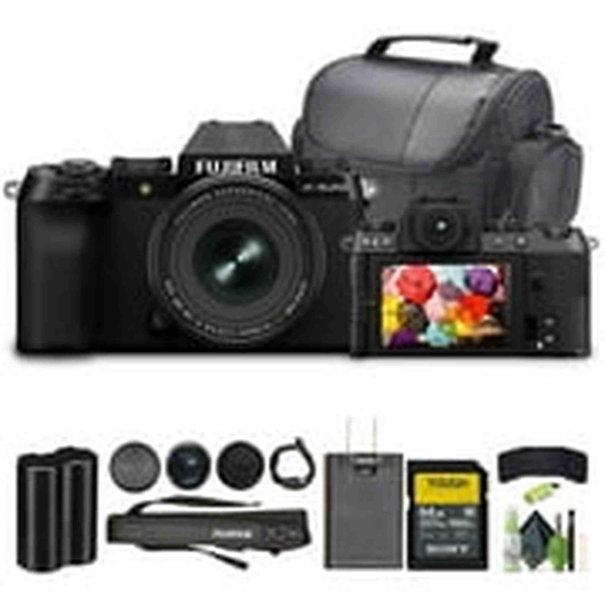 Fujifilm X-S20 Mirrorless Camera With XF16-50mmF2.8-4.8 R LM WR Black, Bundle