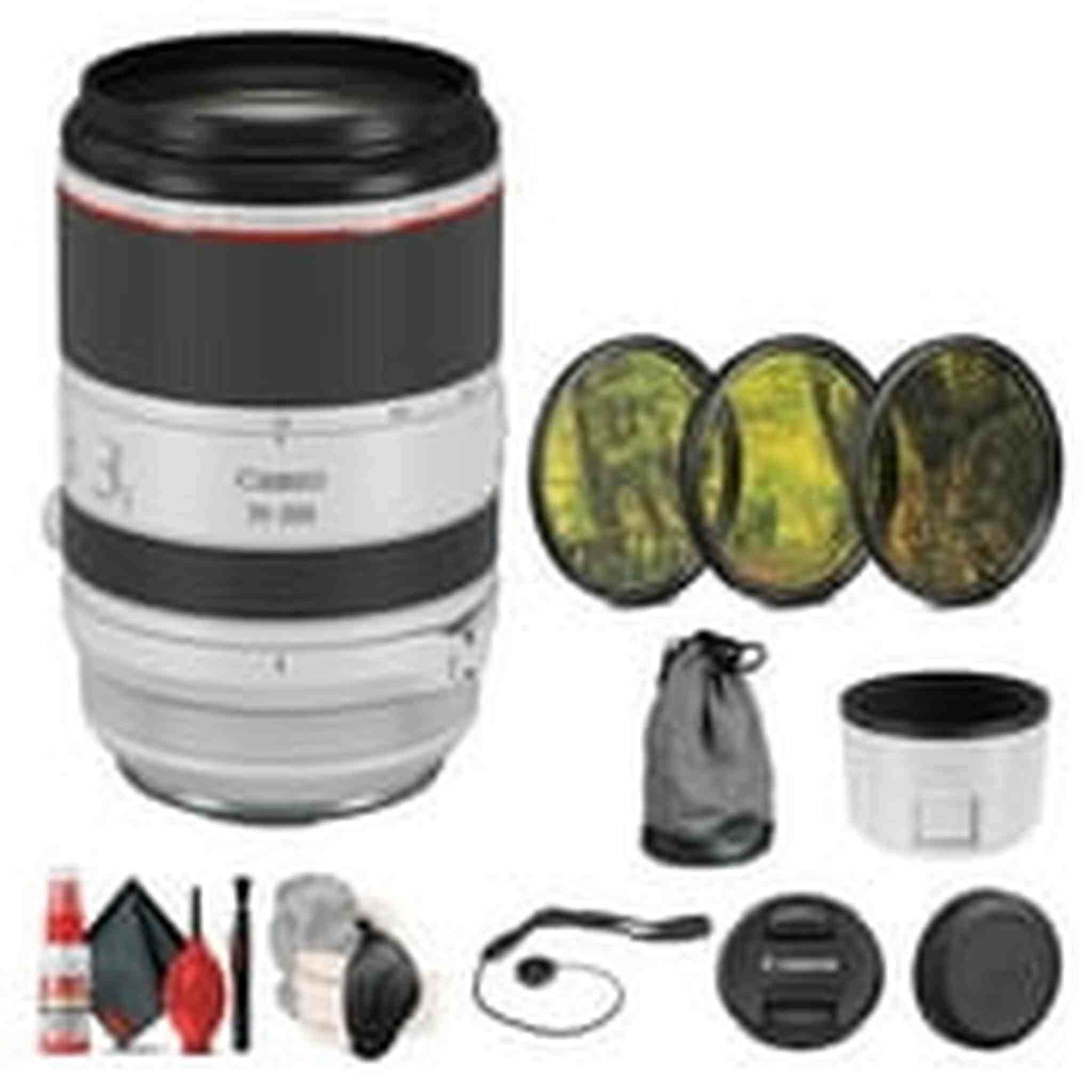 Canon RF 70-200mm f/2.8 L IS USM Lens + 3-Piece Filter Set + More Canon