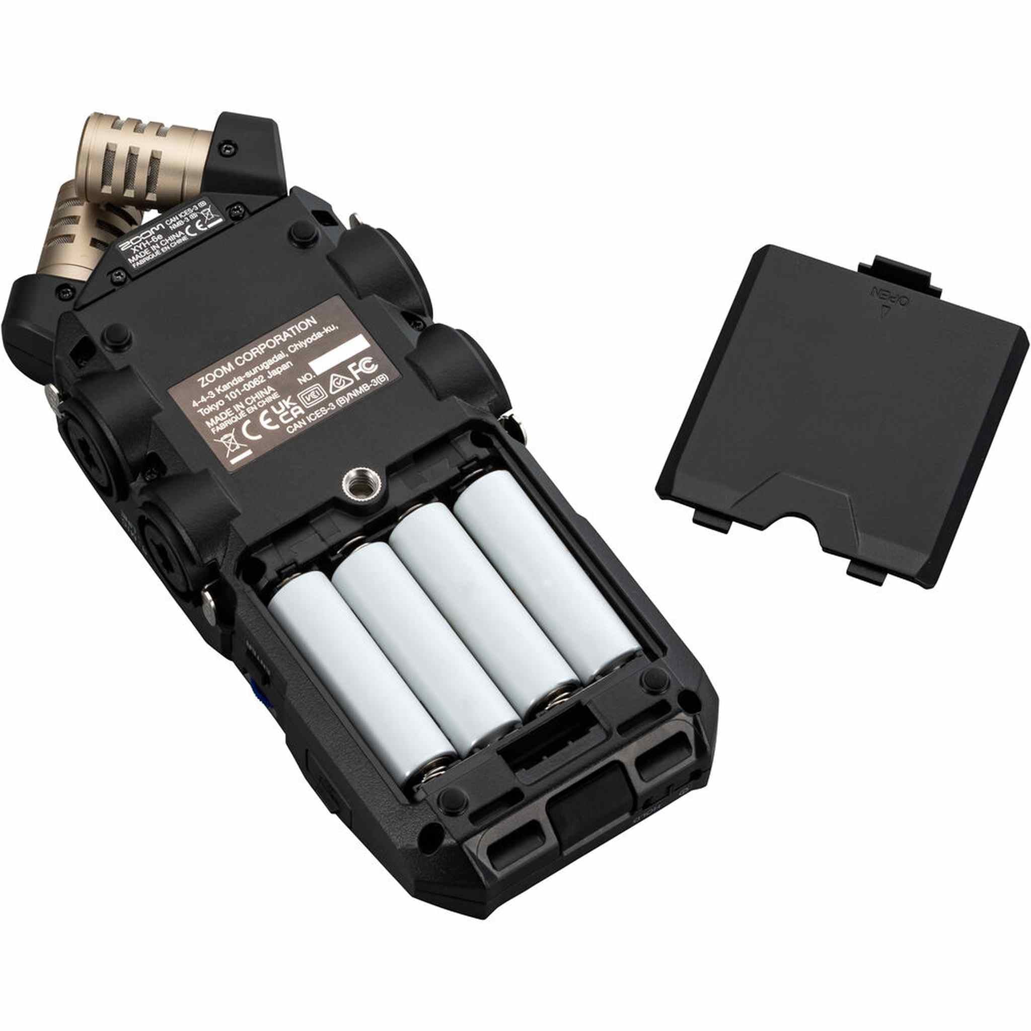 Zoom H6essential 2024 Model, Essential Series with 32-Bit Float, Accessibility, 6-Track Recorder, Stereo Microphones, 4 XLR/TRS Inputs, USB Audio Interface, for Musicians, Podcasters, & Filmmakers