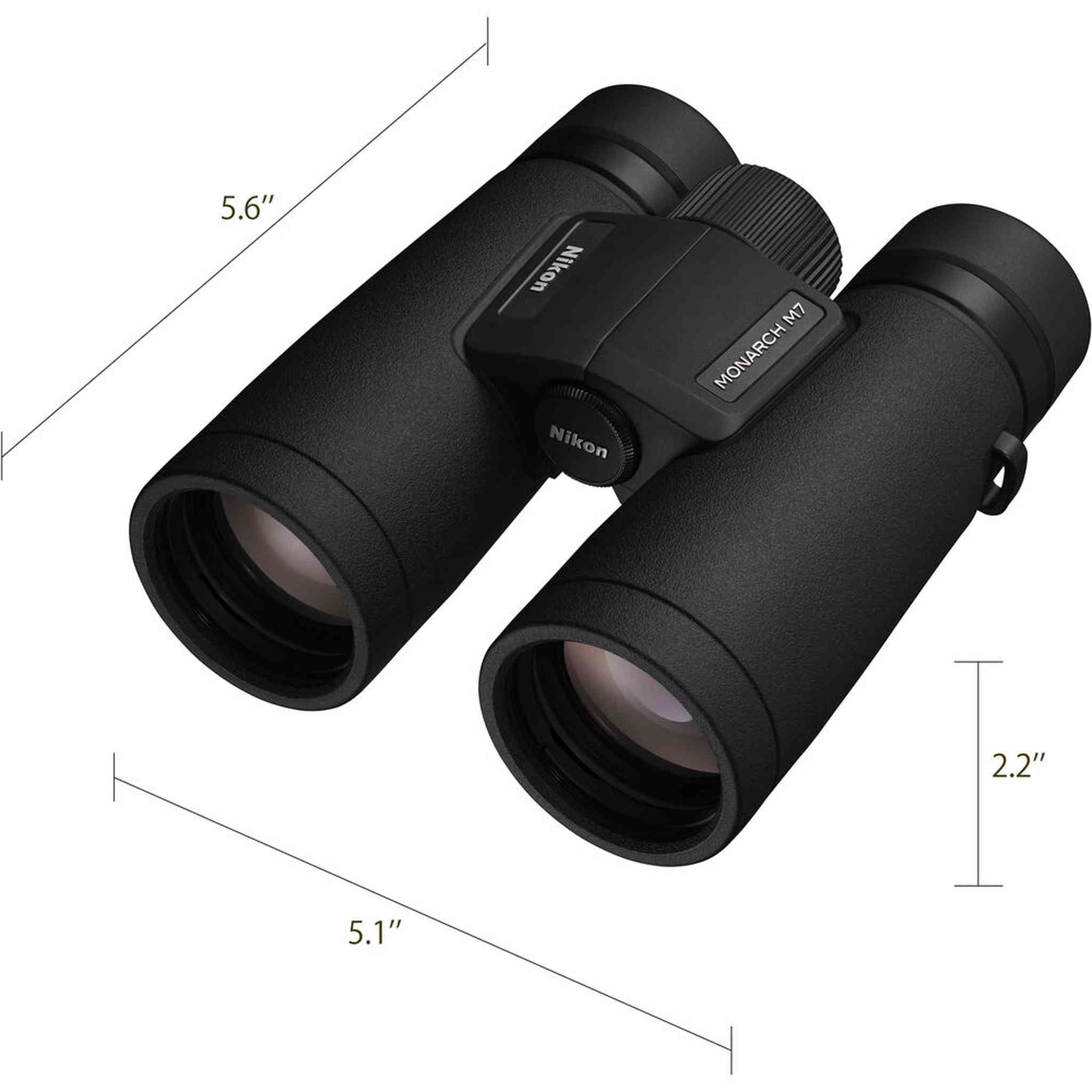 Nikon 10x42 Monarch M7 Binoculars Bundle With Neck Strap + Backpack And More Nikon