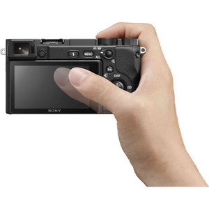 Sony a6400 Mirrorless Camera with 18-135mm Lens with Real-Time Eye Auto Focus - Bundle - Reconditioned Sony