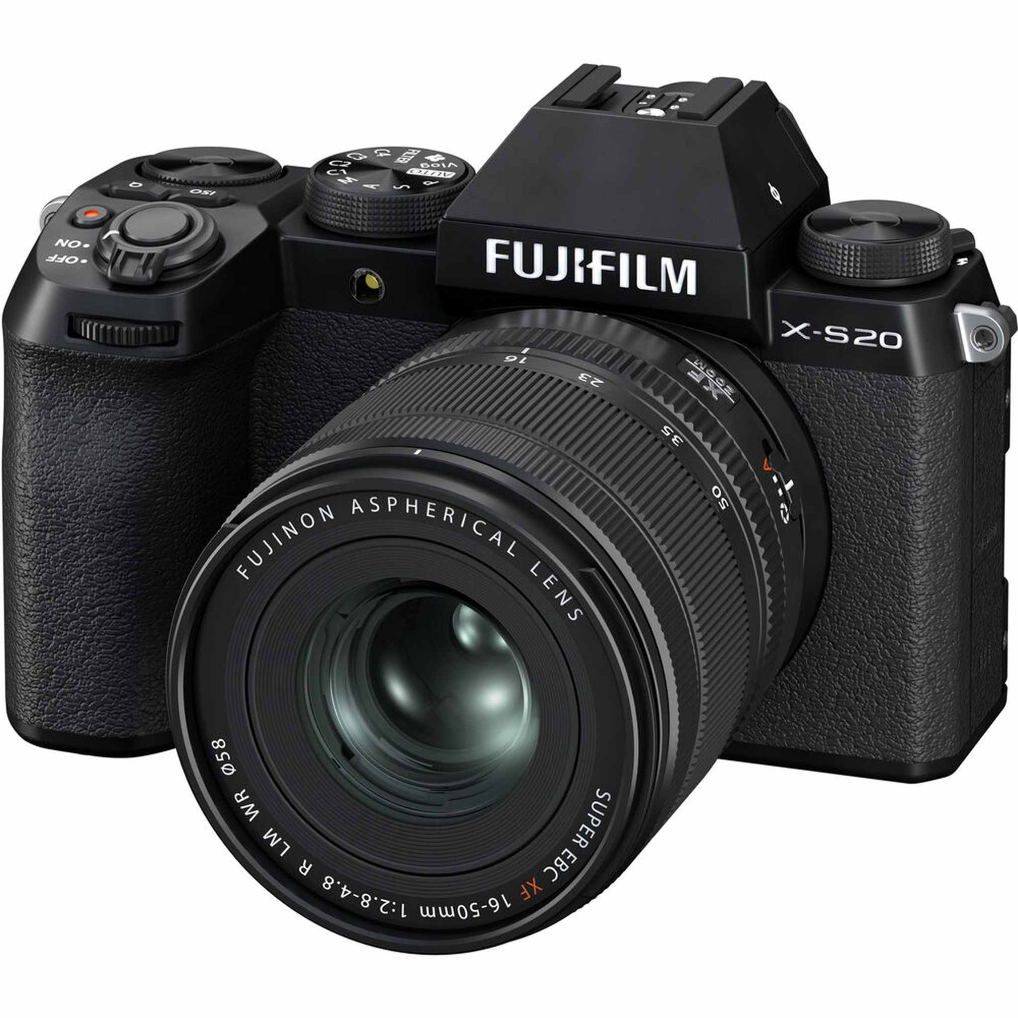 Fujifilm X-S20 Mirrorless Camera With XF16-50mmF2.8-4.8 R LM WR Black, Bundle