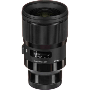 Sigma 28mm f/1.4 DG HSM Art Lens for Sony E Mount Bundle