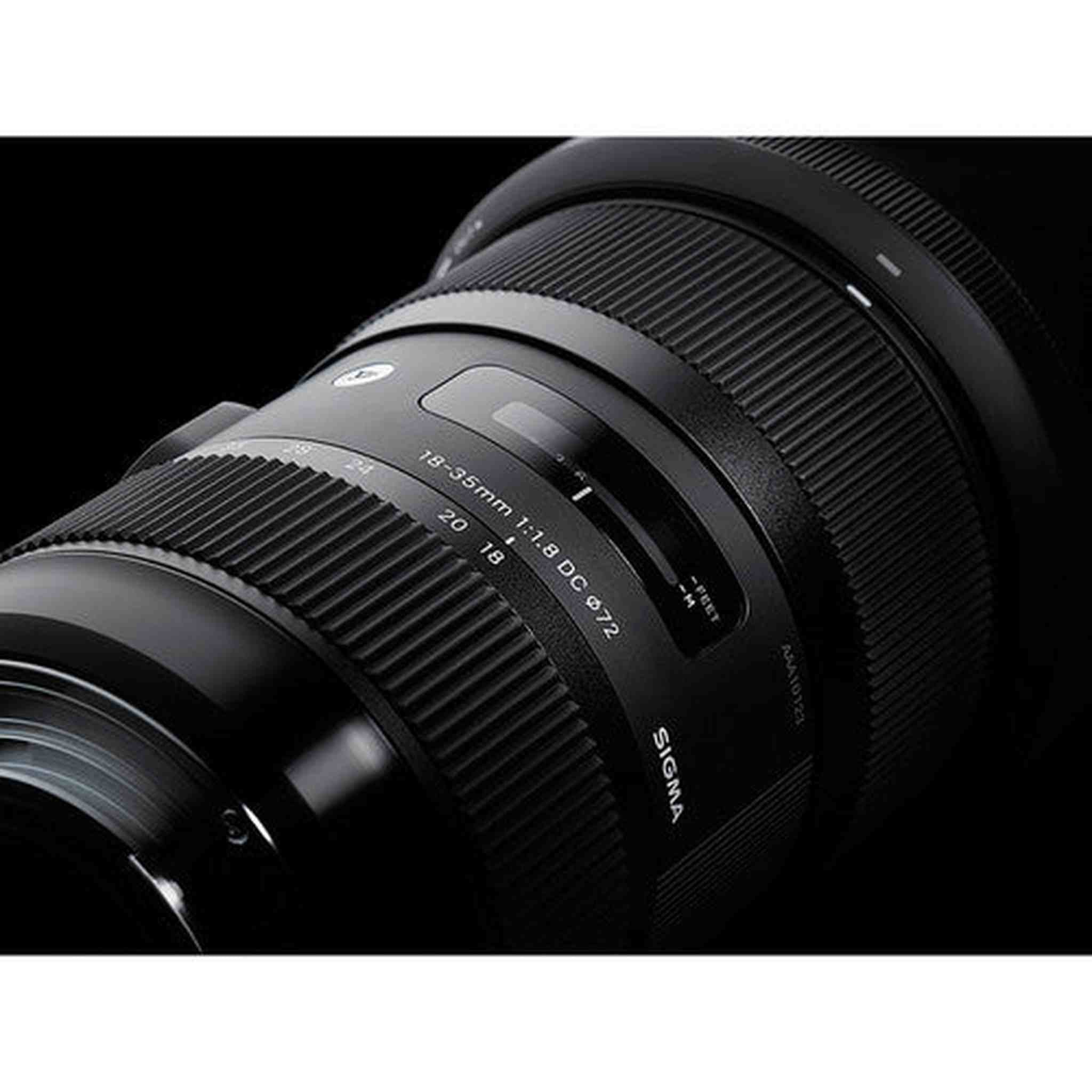 Sigma 18-35mm f/1.8 DC HSM Art Lens for Nikon Bundle