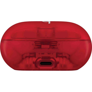 Beats Solo Buds, Wireless Bluetooth Earbuds Transparent Red Bundle With More Accessories Beats
