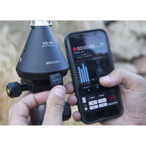Zoom H3-VR Handy Audio Recorder with Built-In Ambisonics Mic Array Bundle