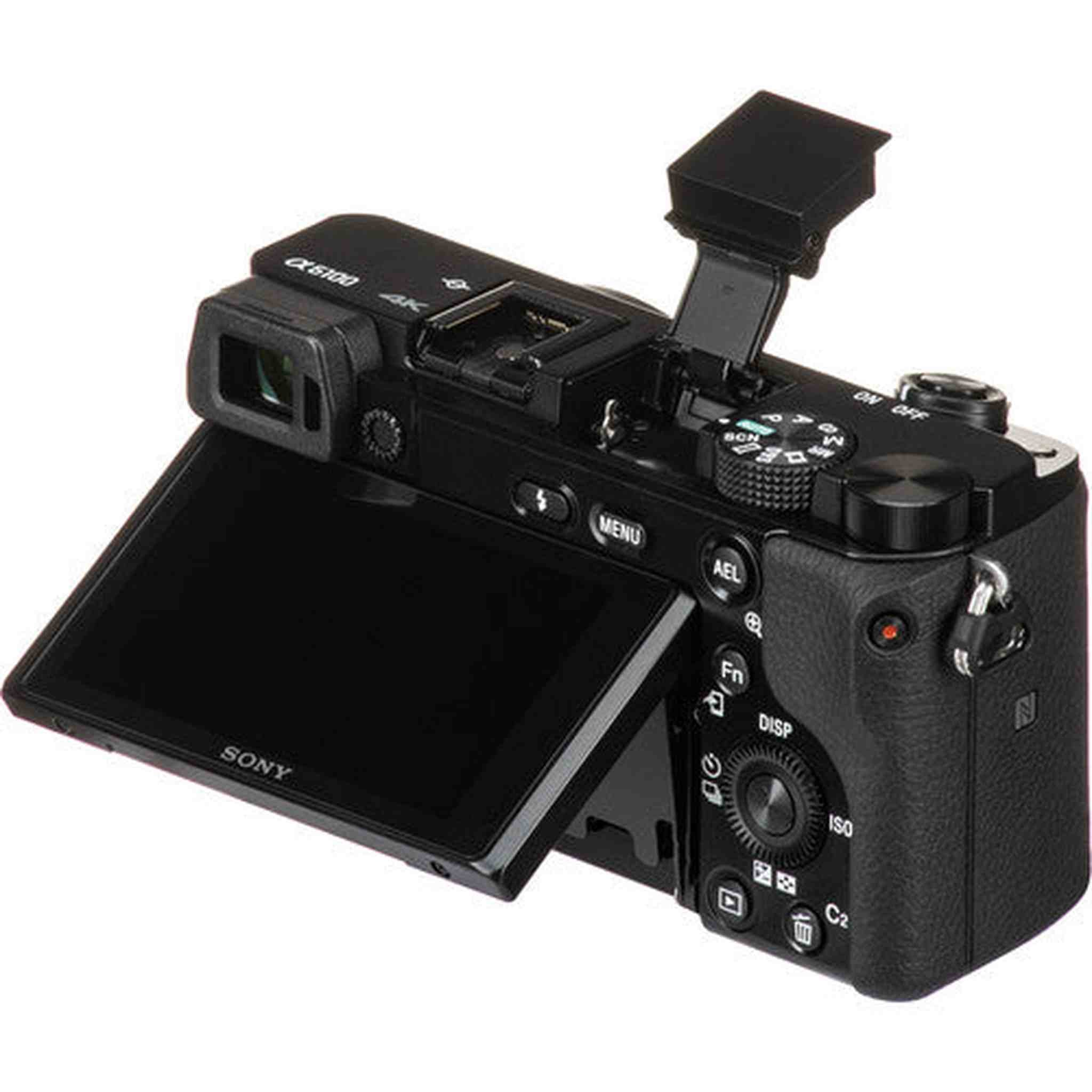 Sony a6100 Mirrorless Camera with 16-50mm f/3.5-5.6 II Lens + Sigma 18-50mm Lens - Bundle - Reconditioned