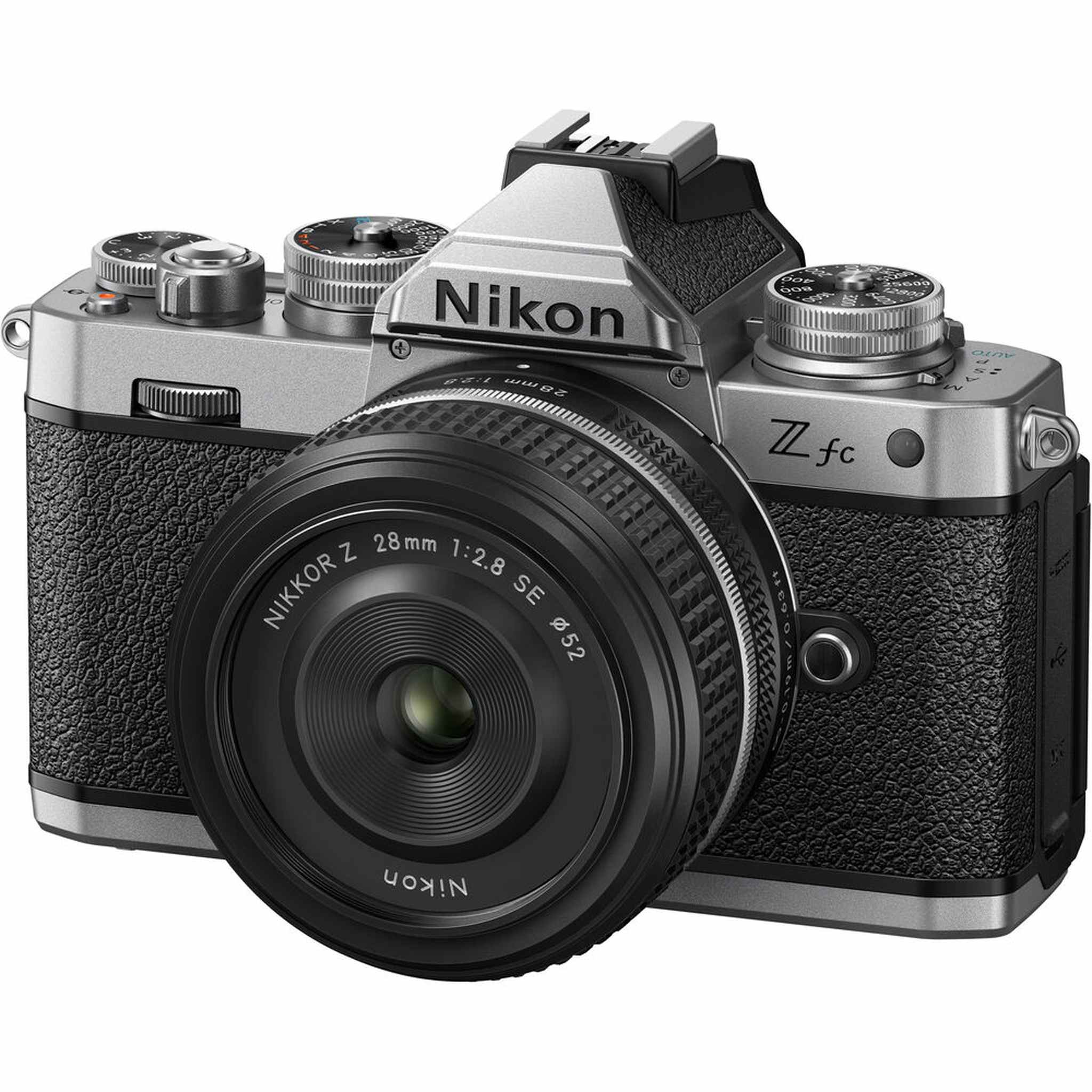 Nikon Z fc DX-Format Mirrorless Camera with NIKKOR Retro Style Z 28mm f/2.8 SE Lens + More