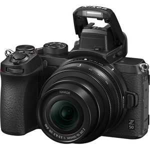 Nikon Z50 Compact Lightweight Mirrorless Camera with 16-50mm and 50-250mm Lenses 1632 Bundle