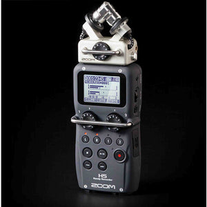Zoom H5 4-Track Portable Recorder for Audio for Video, Music, and Podcasting, Stereo Microphones, 2 XLR/TRS Inputs, USB Audio Interface, Battery Powered